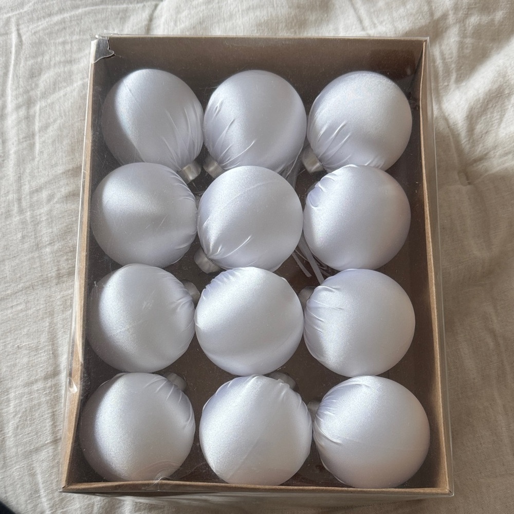 Satin Shatterproof Ornaments